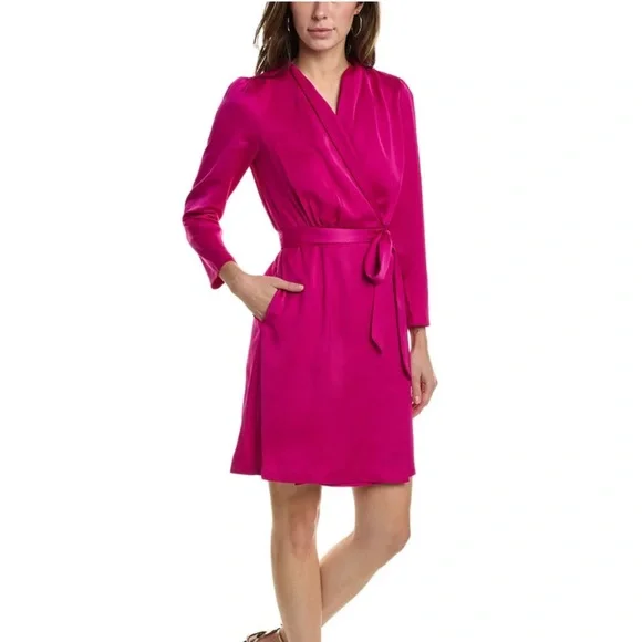 taylor satin mini dress Taylor Tube Mini Dress Red Luxe Satin
